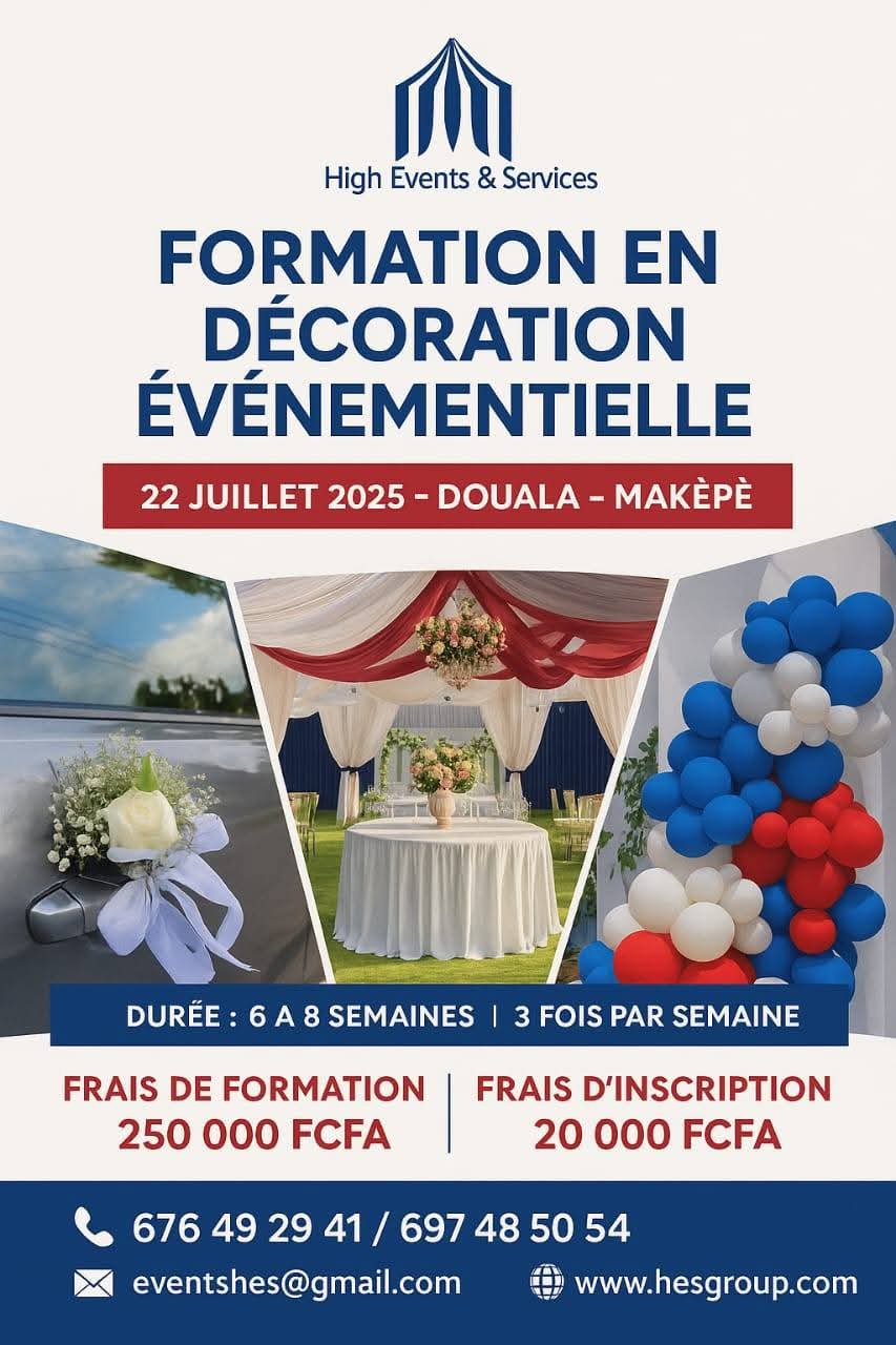Formation en événementiel